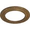 Ekena Millwork Andrea Ceiling Medallion (Fits Canopies up to 8"), Hand-Painted Rubbed Bronze, 12"OD x 8"ID x 1/2"P CM12ADRZS - alternate 4